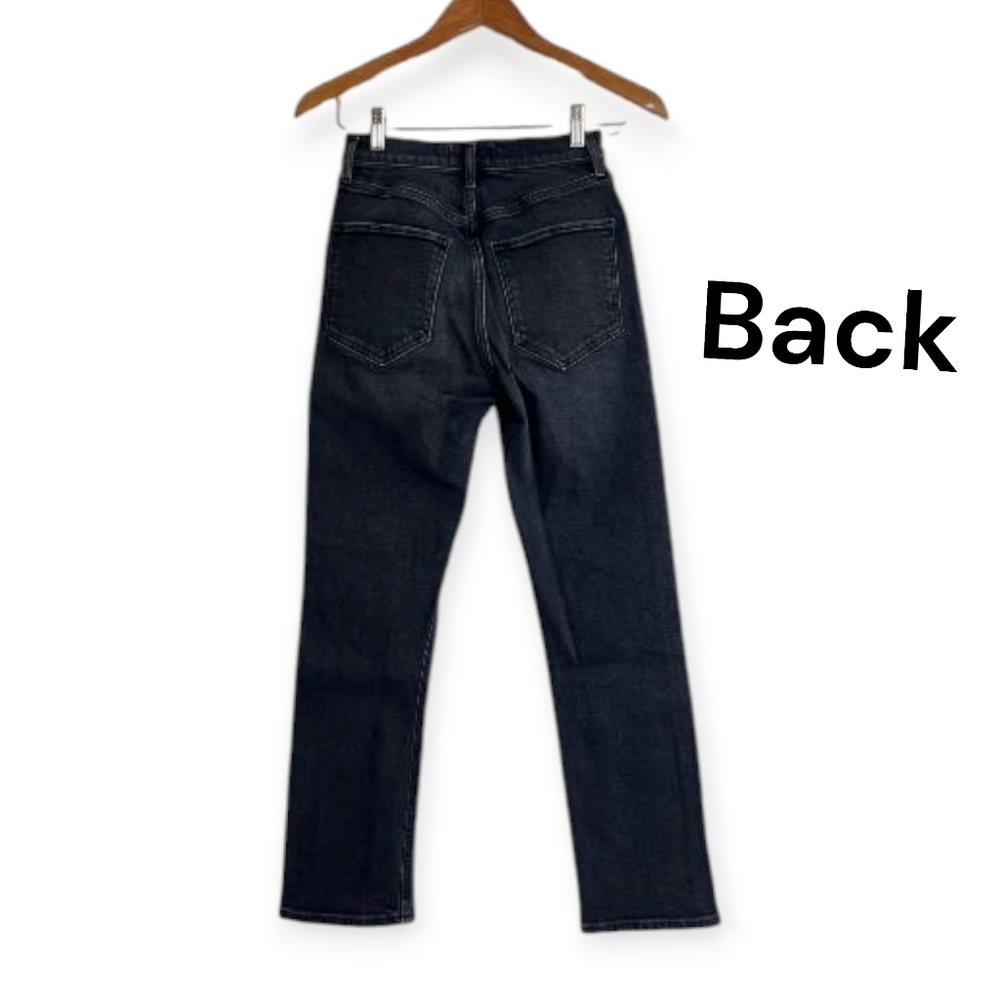 AGOLDE Riley Crop Jeans Size 25 High Rise Distressed - Picture 8 of 12